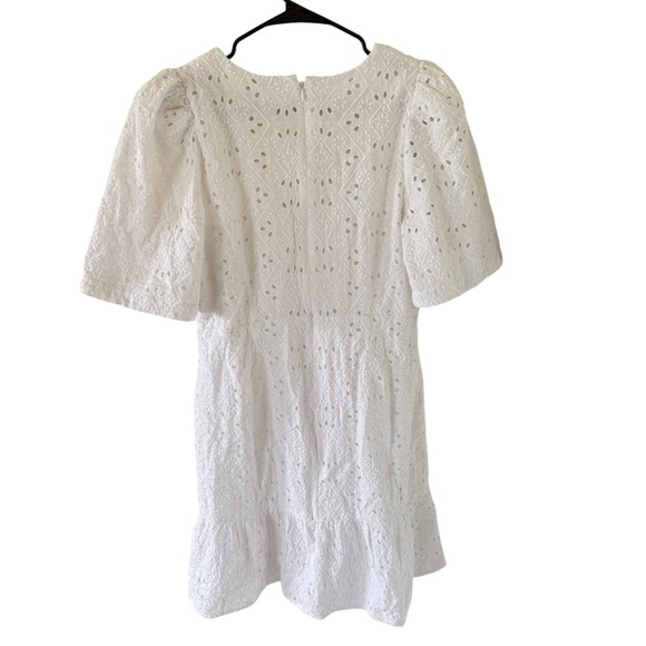 Rhode Mariana Eyelet White Minidress - Picture 6 of 9